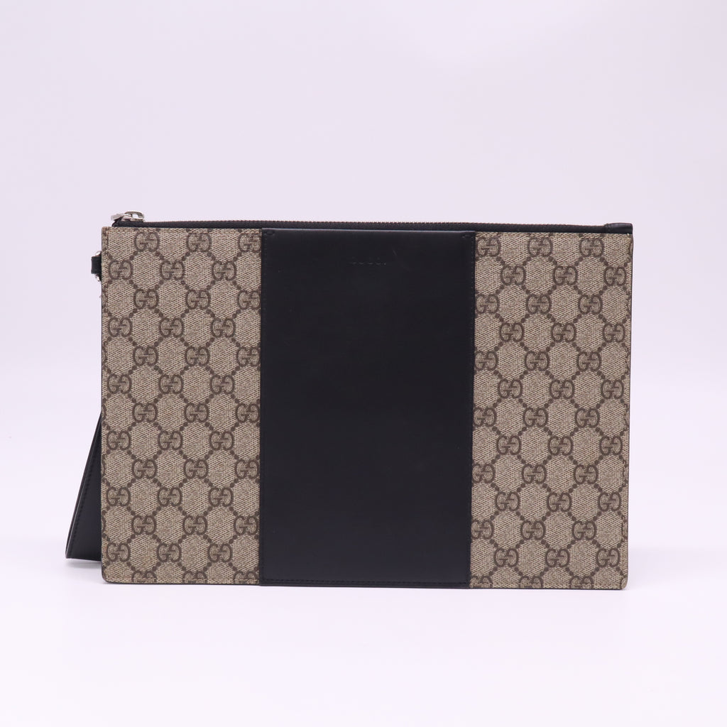 Gucci GG Supreme Eden Clutch / Wrist Pouch W22006