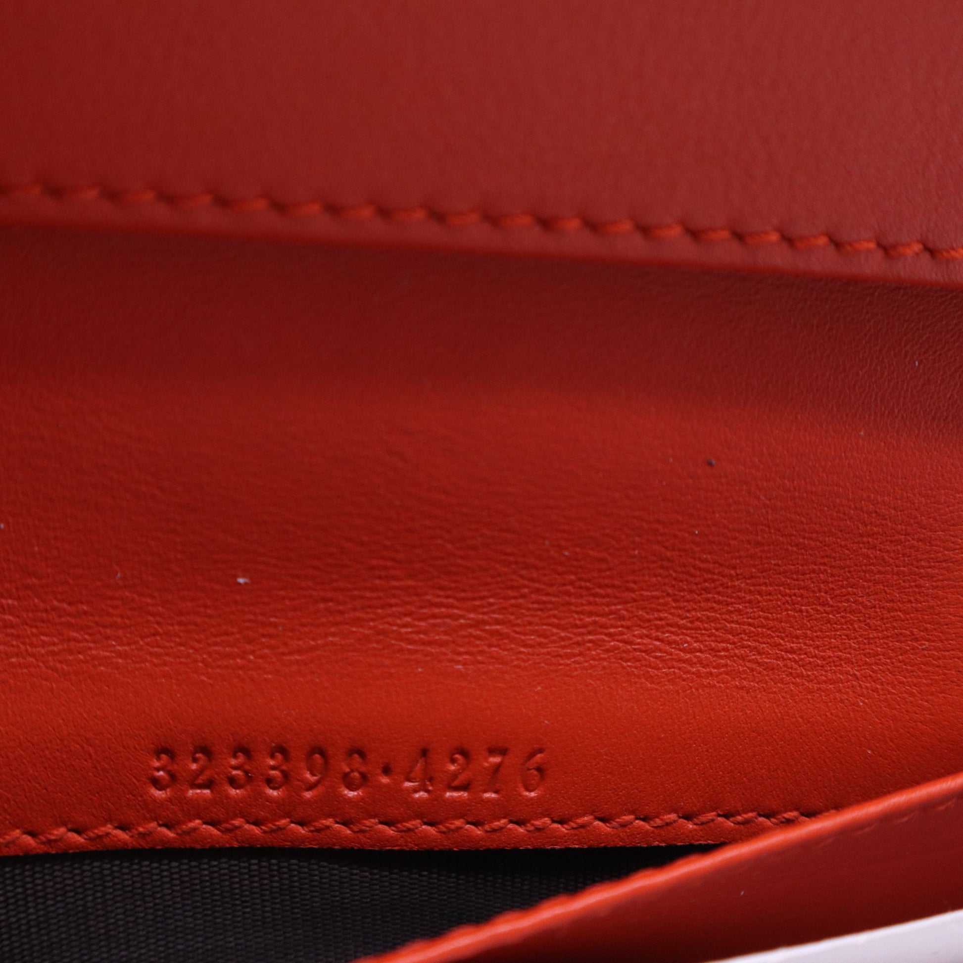 Gucci Guccissima Bree Long Flap Wallet Orange W21050