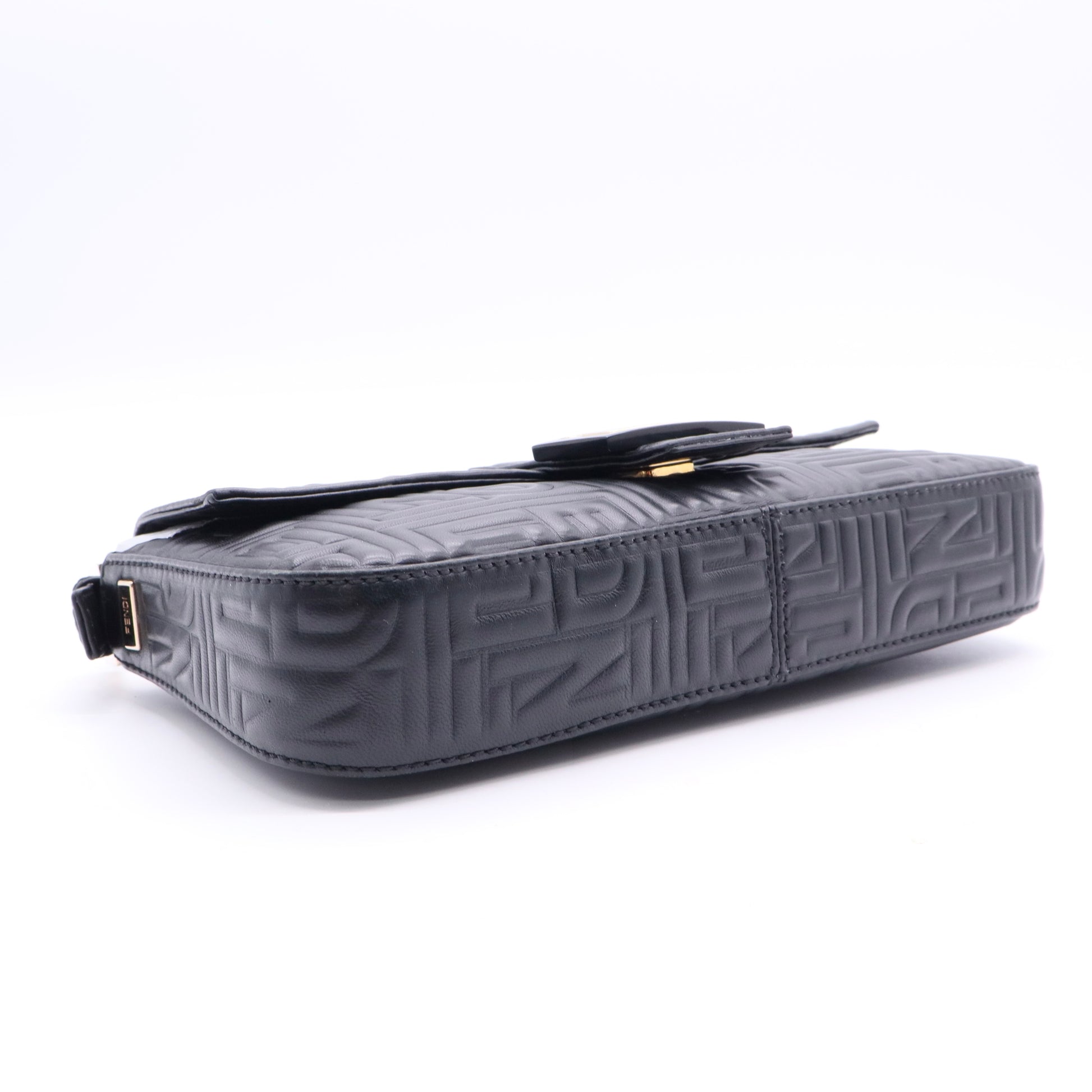 Fendi Nappa Logo Embossed Baguette TWINS