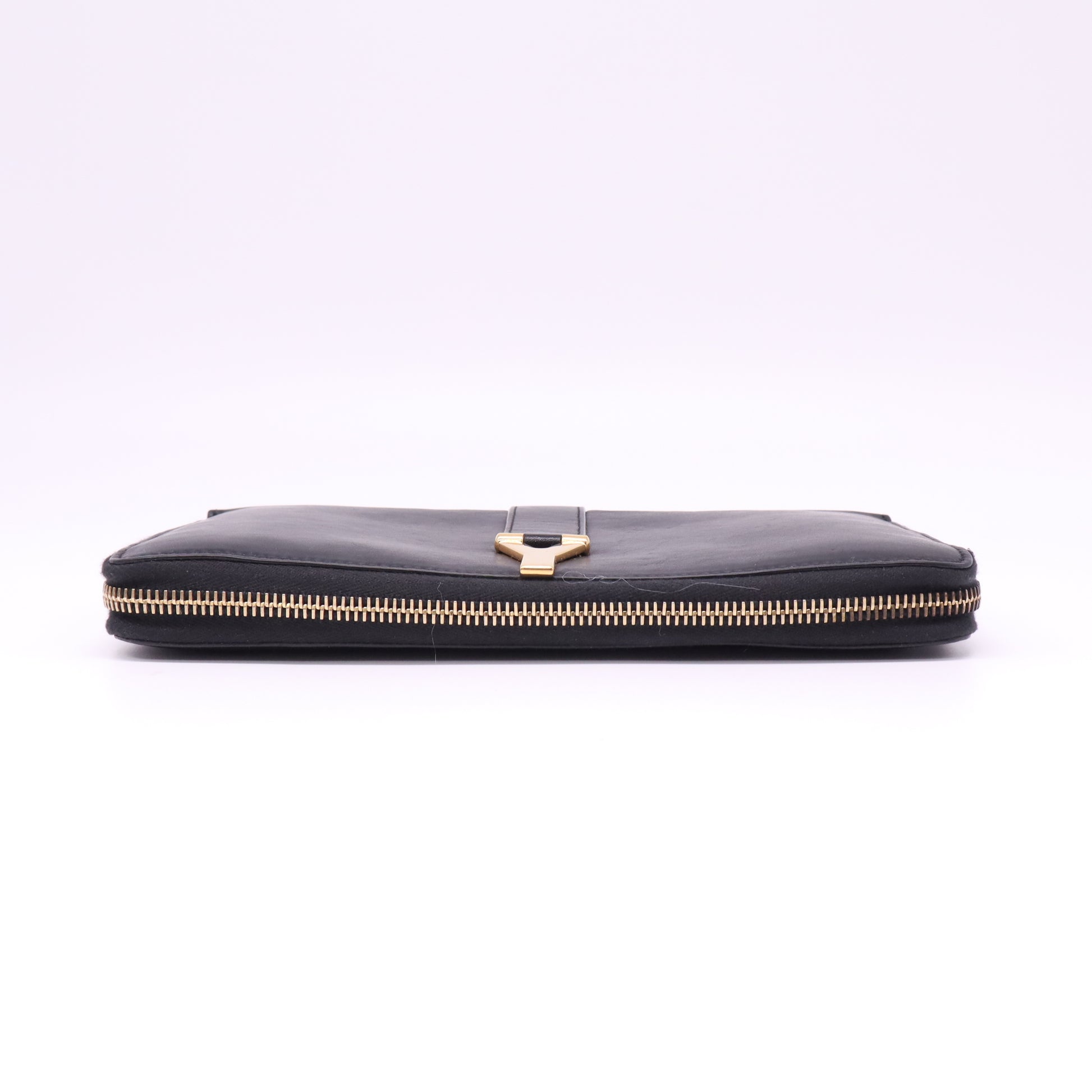 Saint Laurent Calfskin Classic Y Ligne Zip Around Wallet W22120