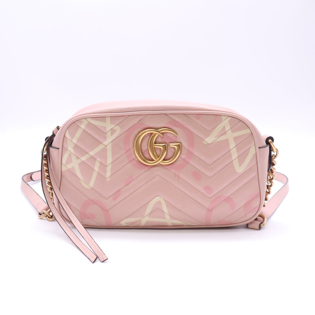 Gucci GucciGhost GG Marmont Matelassé Small Camera Bag B23333