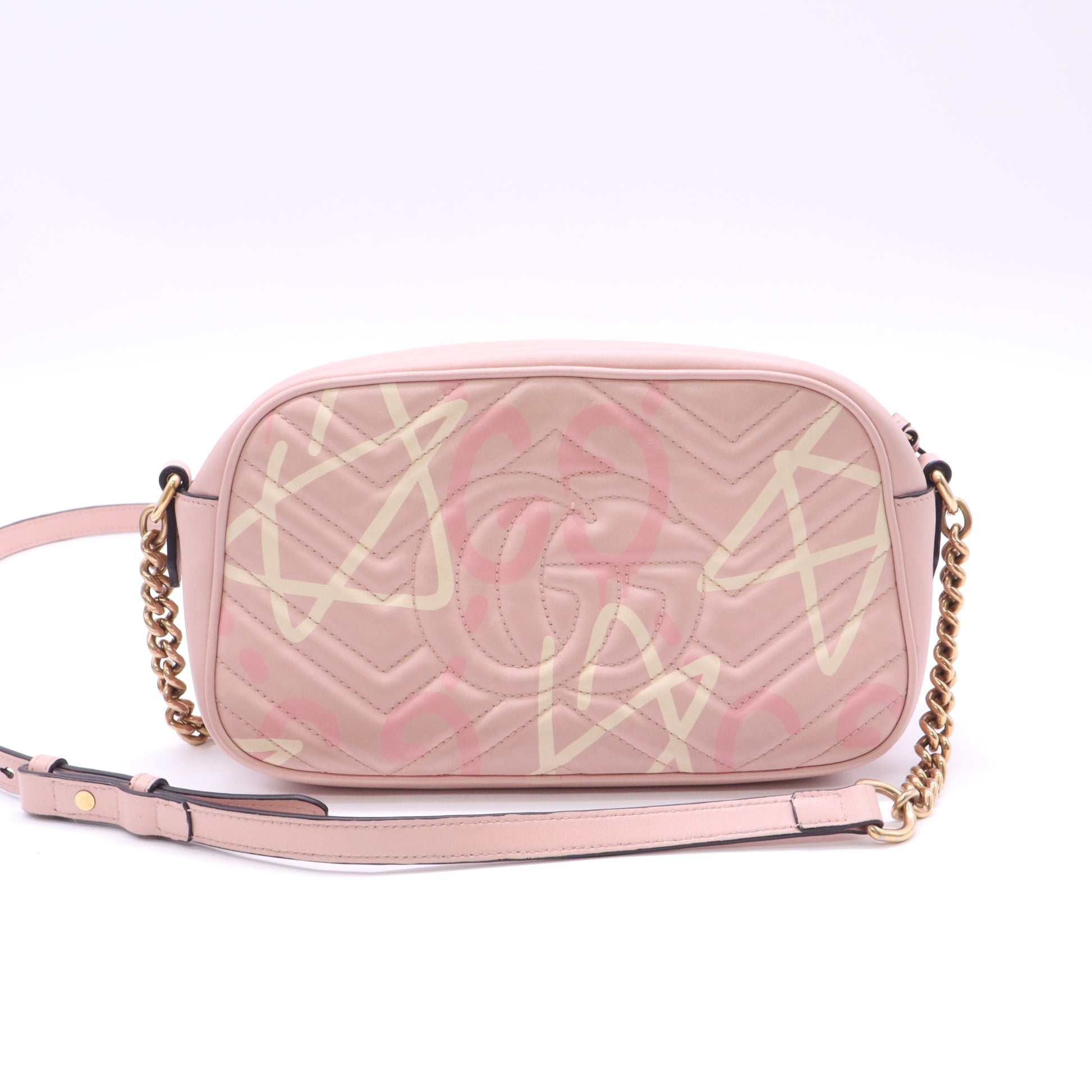 Gucci GucciGhost GG Marmont Matelassé Small Camera Bag B23333