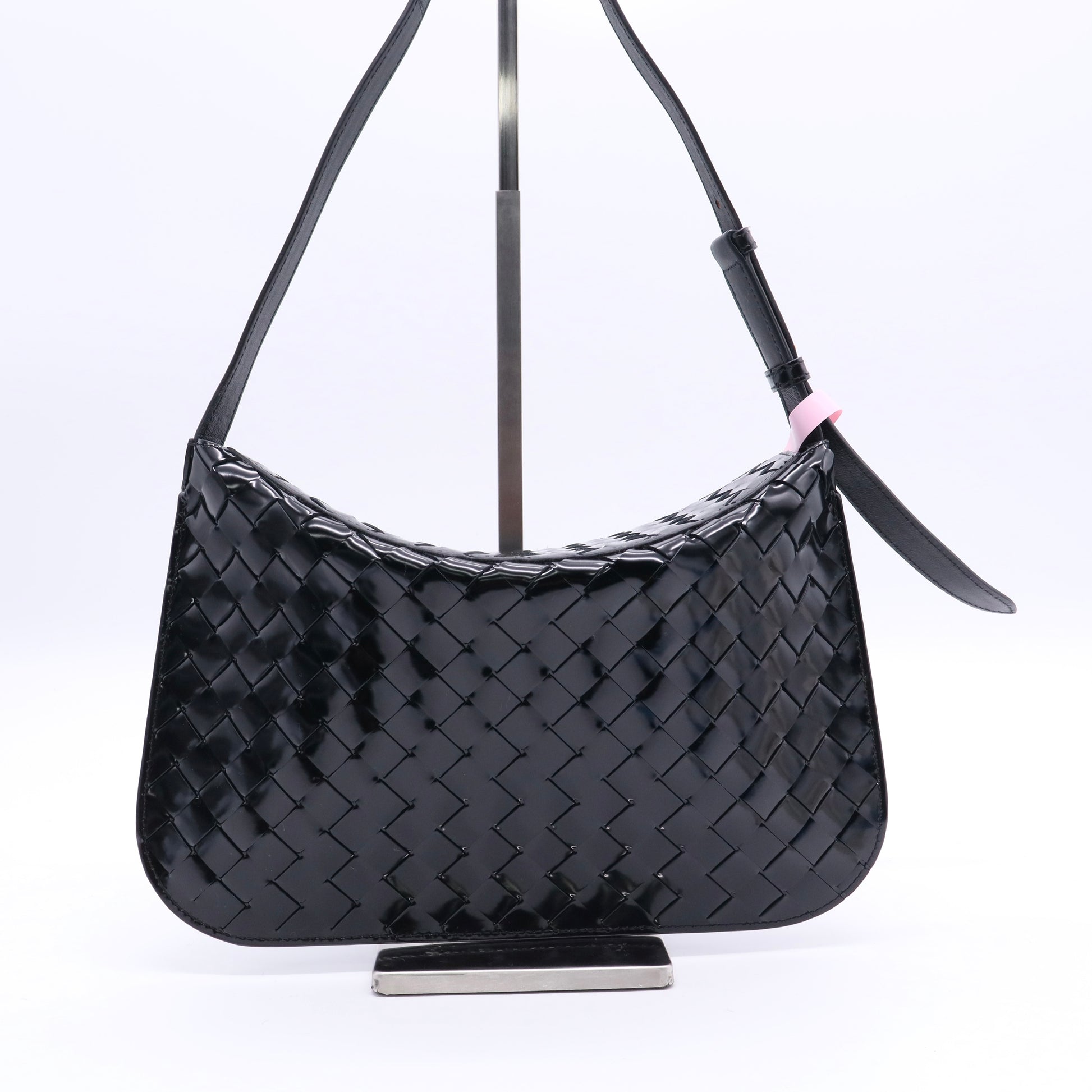 Intrecciato Patent Shoulder Bag twins