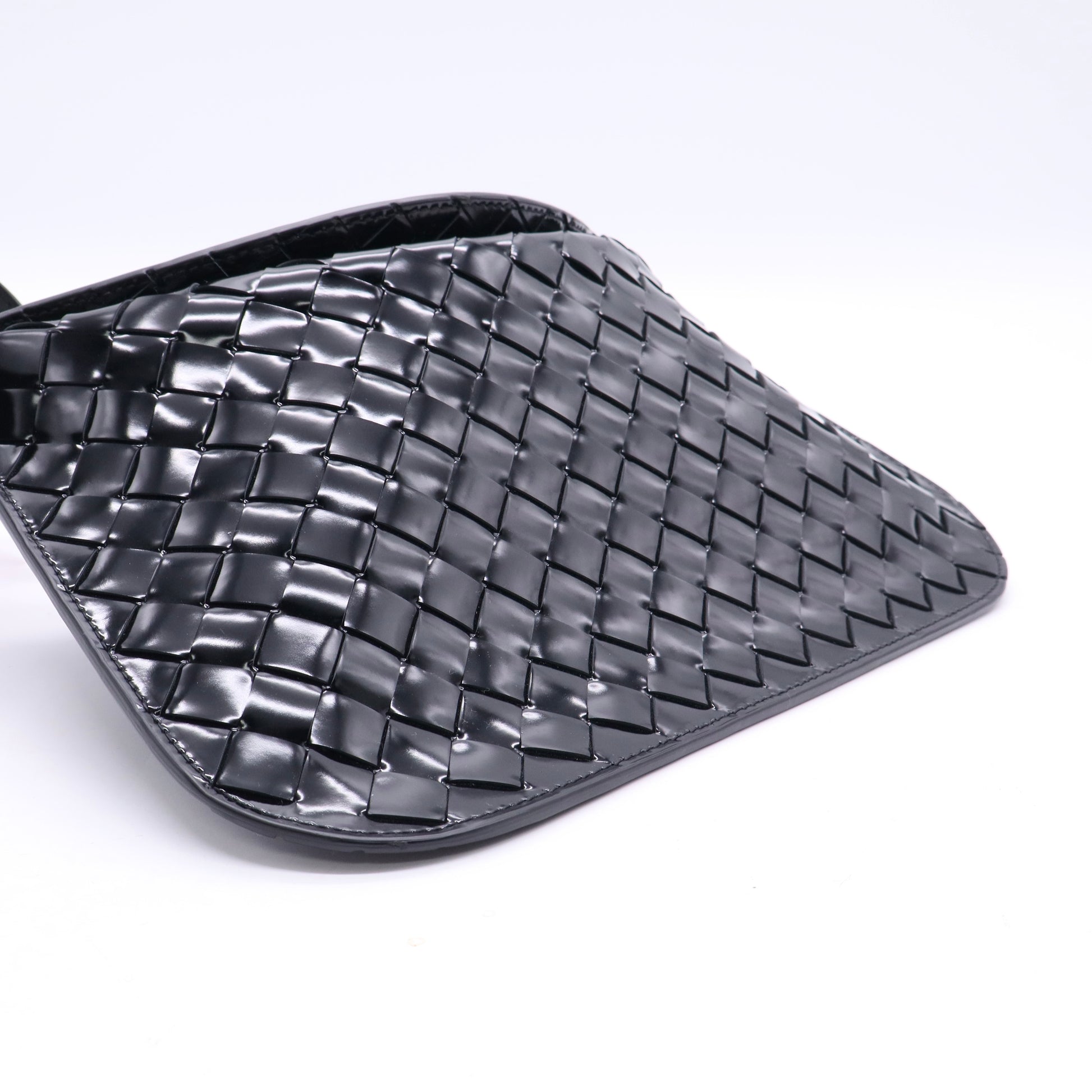 Intrecciato Patent Shoulder Bag twins
