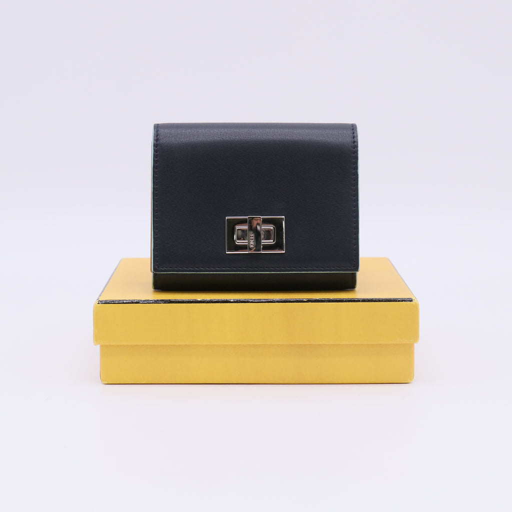Fendi Peekaboo Micro Trifold Wallet W22820