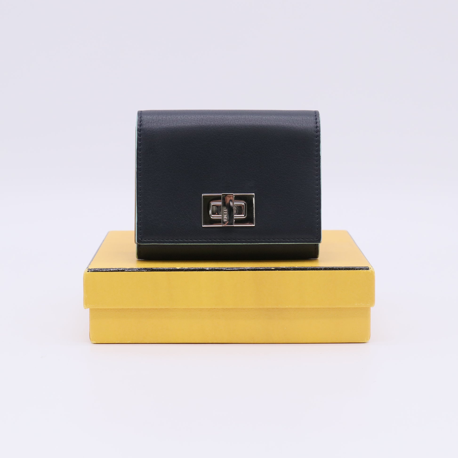 Fendi Peekaboo Micro Trifold Wallet W22820