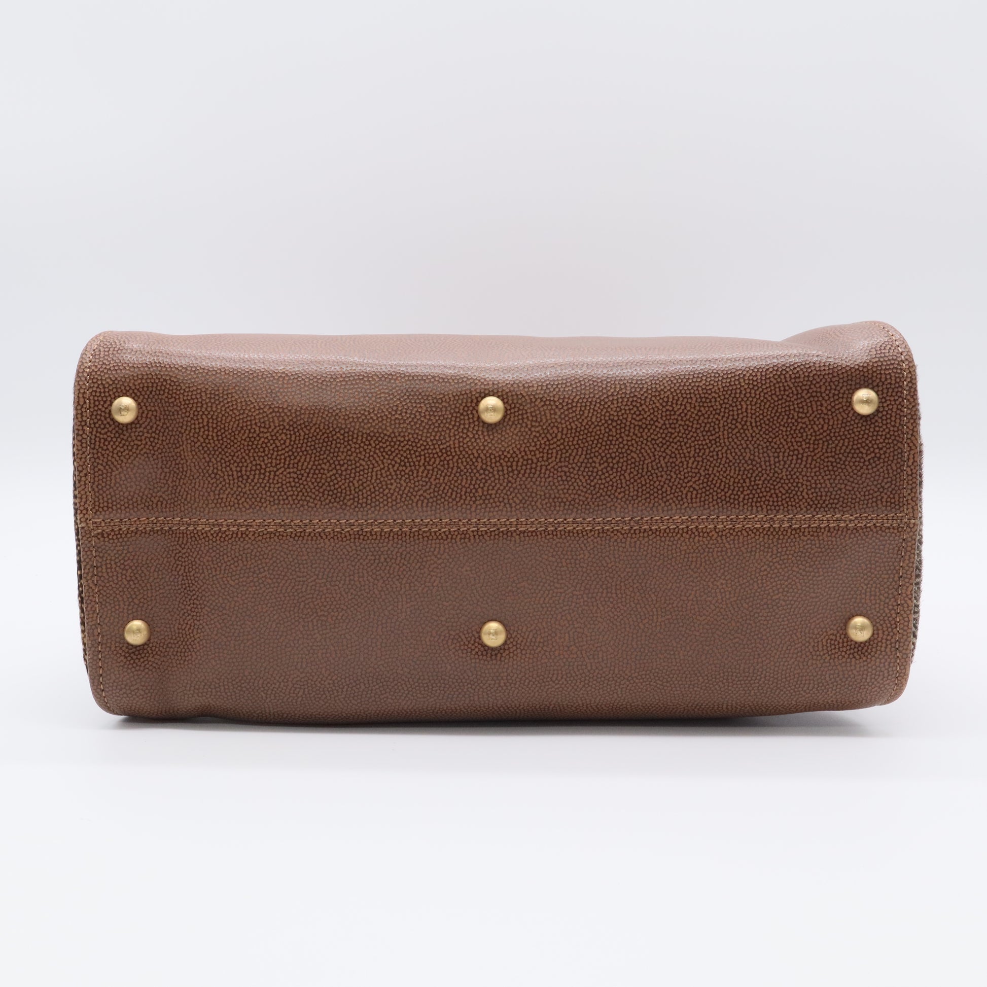 Calf Hair Top Handle Bag Twins For Gisel