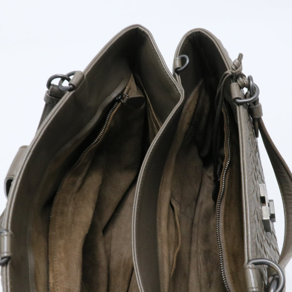 Nappa Intrecciato Medium Roma Bag