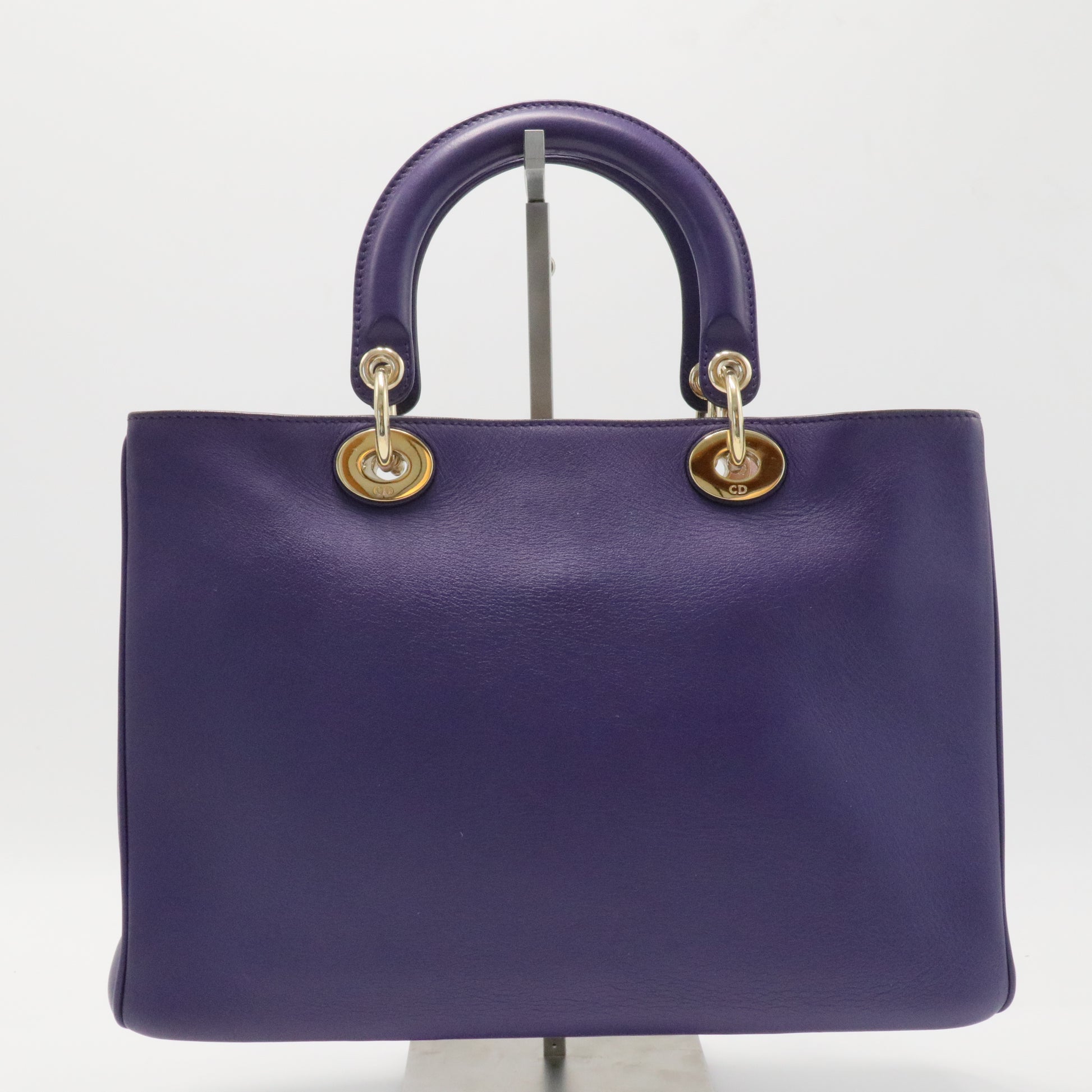 Smooth Calfskin Medium Diorissimo Tote Purple