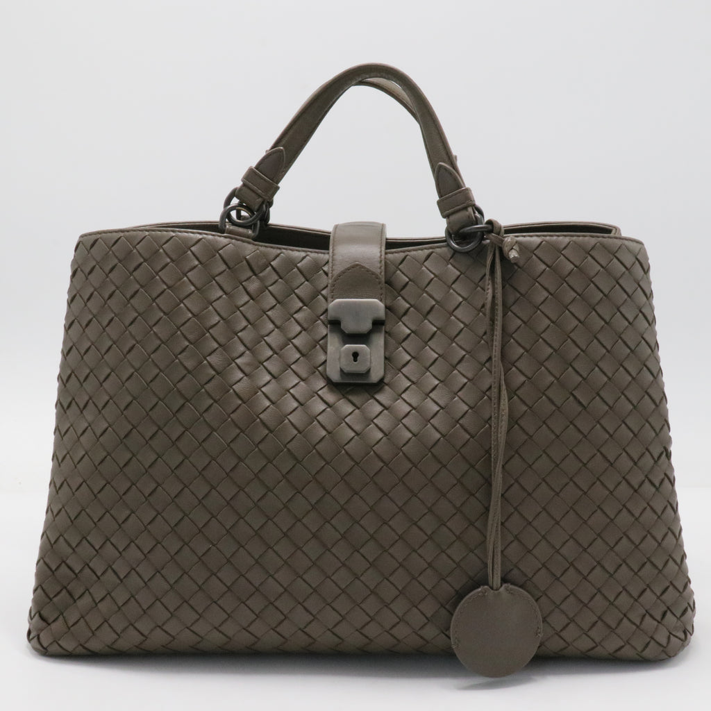 Nappa Intrecciato Medium Roma Bag