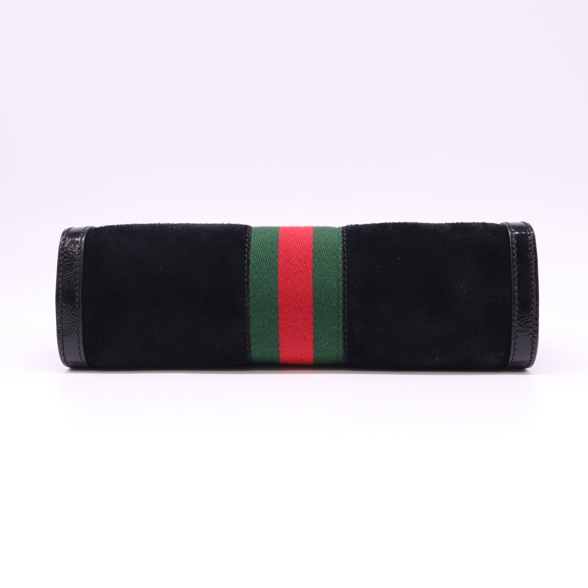 Gucci Small Ophidia Web Suede Chain Shoulder Bag B22796