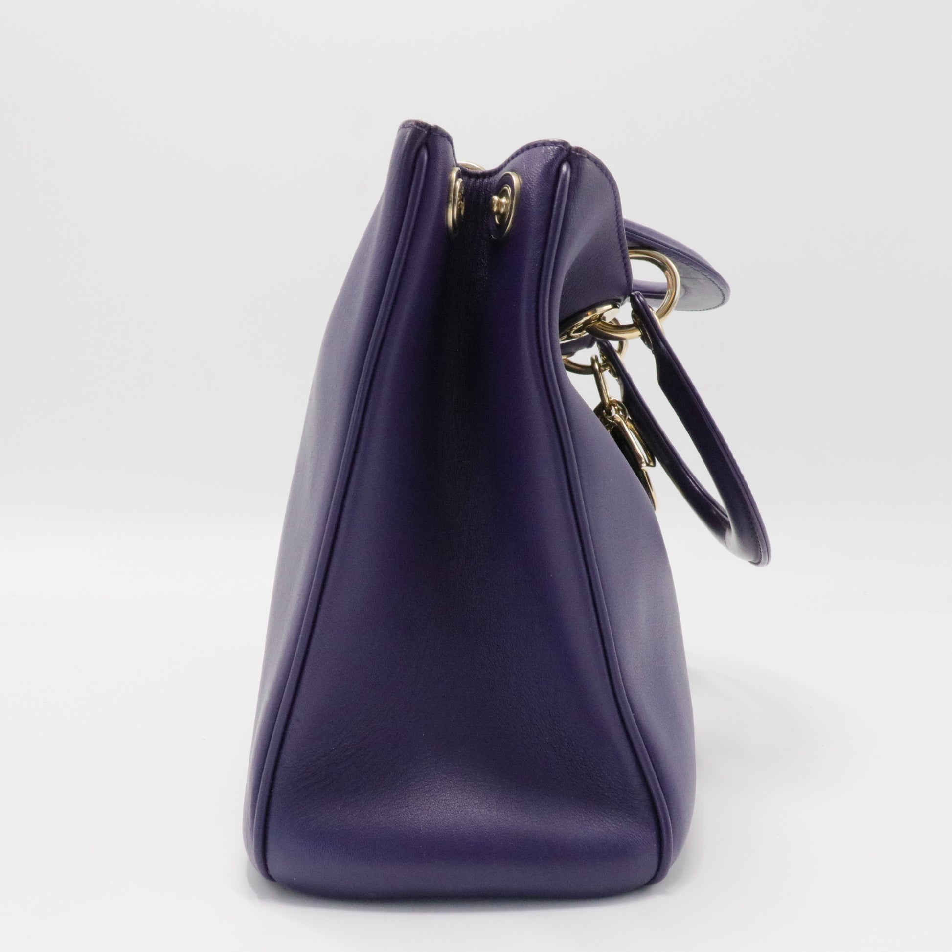 Smooth Calfskin Medium Diorissimo Tote Purple