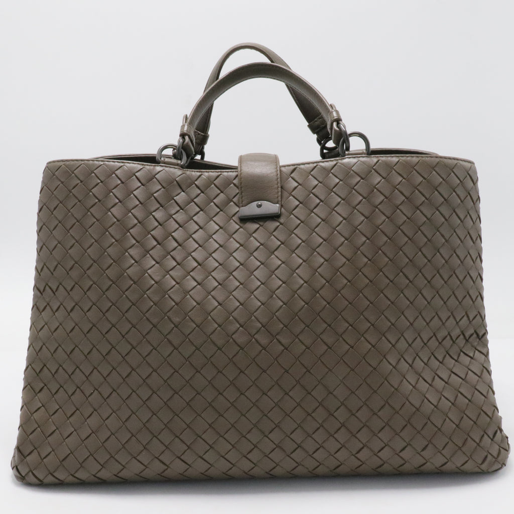 Nappa Intrecciato Medium Roma Bag