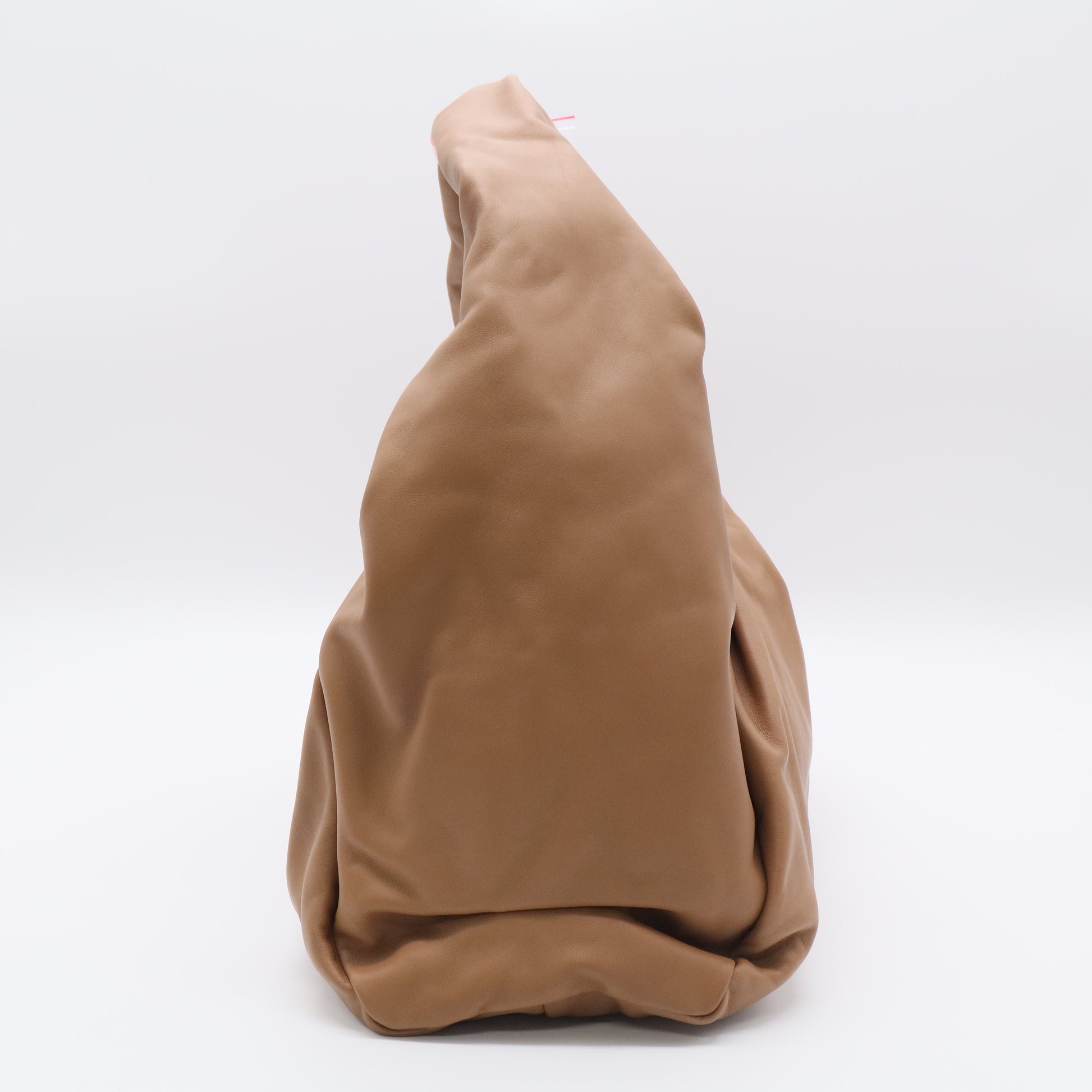 Smooth Butter Calfskin Large The Shoulder Pouch Cammello Twins