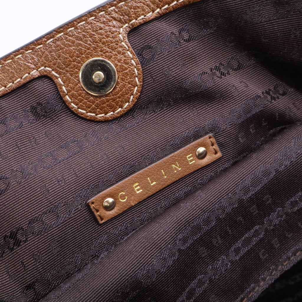 Brown Quilted Calfskin Bittersweet Bag  B20602
