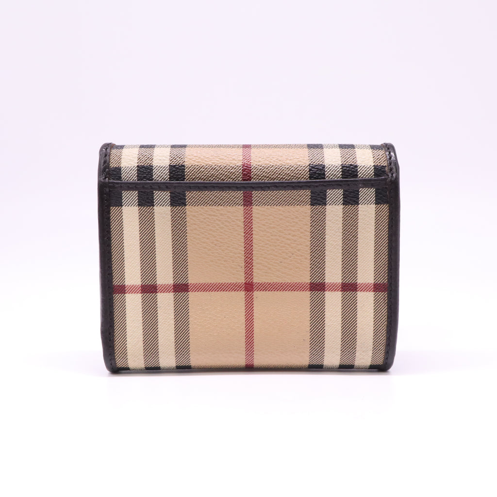 Burberry Haymarket Check Medium Bellfield Wallet W22219