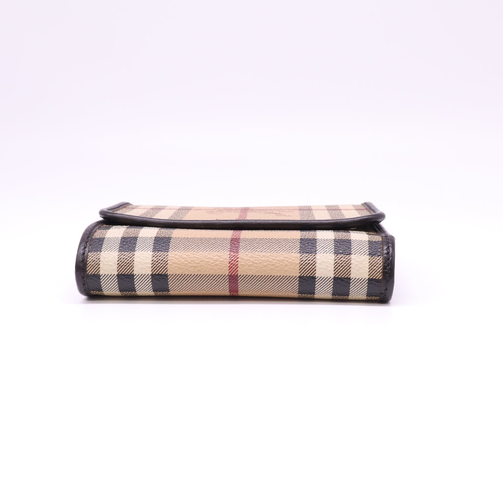Burberry Haymarket Check Medium Bellfield Wallet W22219