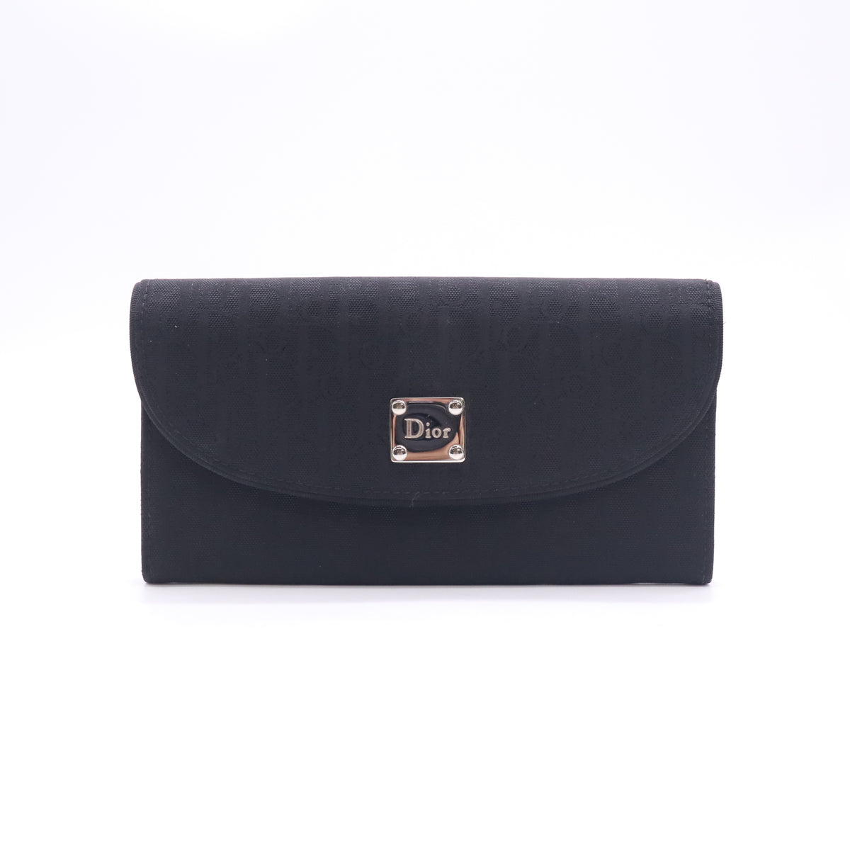 Christian Dior Oblique Monogram Canvas Continental Flap Wallet W23242