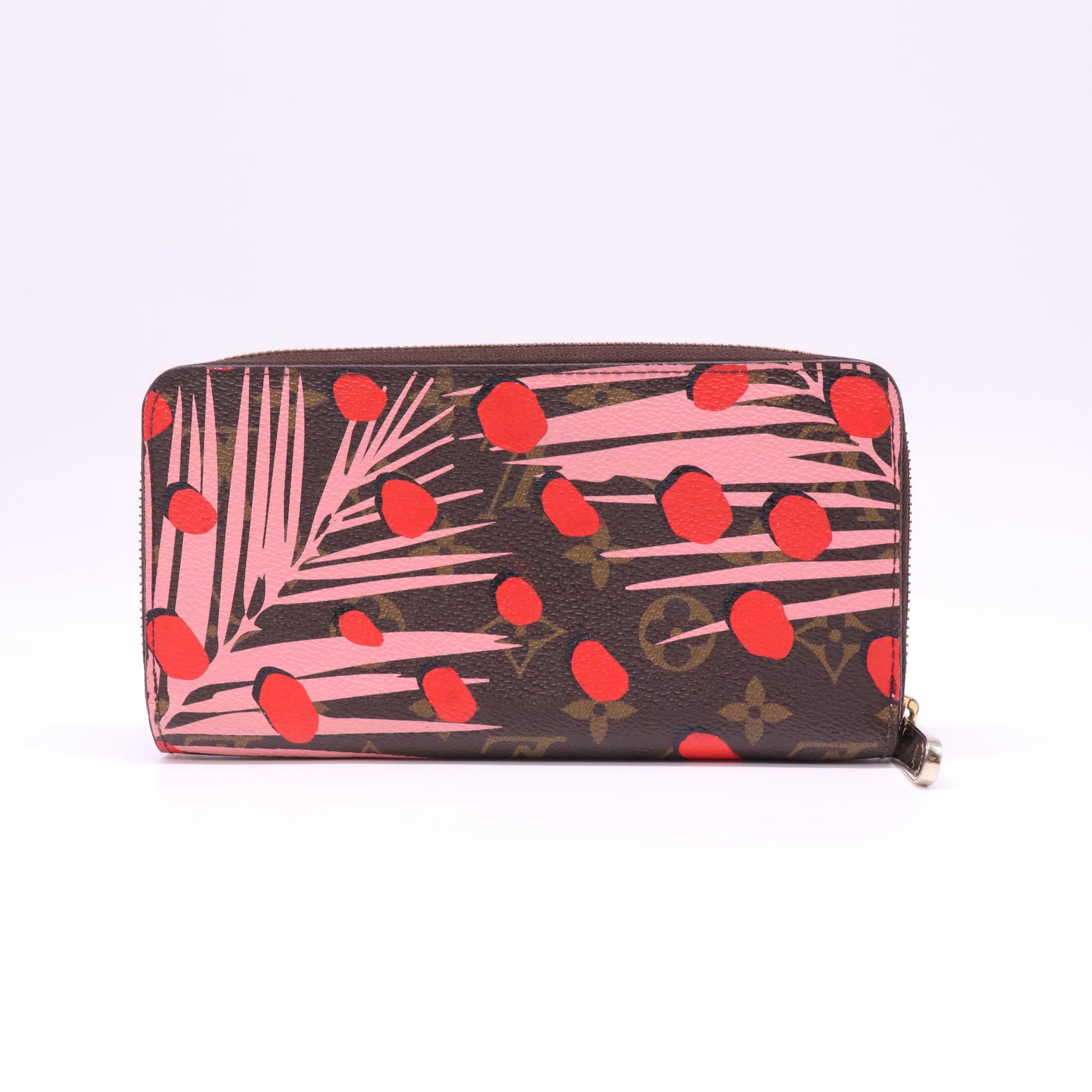 Louis Vuitton Monogram Jungle Dots Zippy Wallet W22220