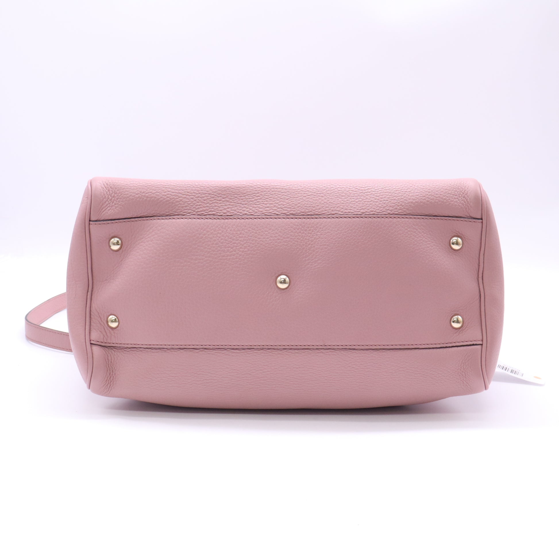 Gucci Calfskin Bamboo Shopper Boston Bag twins B23579