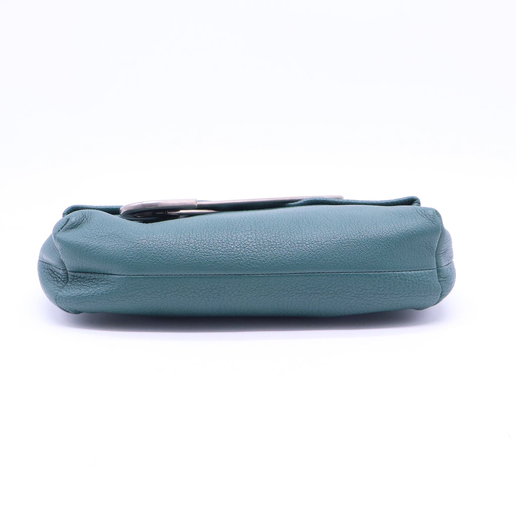 Burberry  Leather Safety Pin Clutch B21551