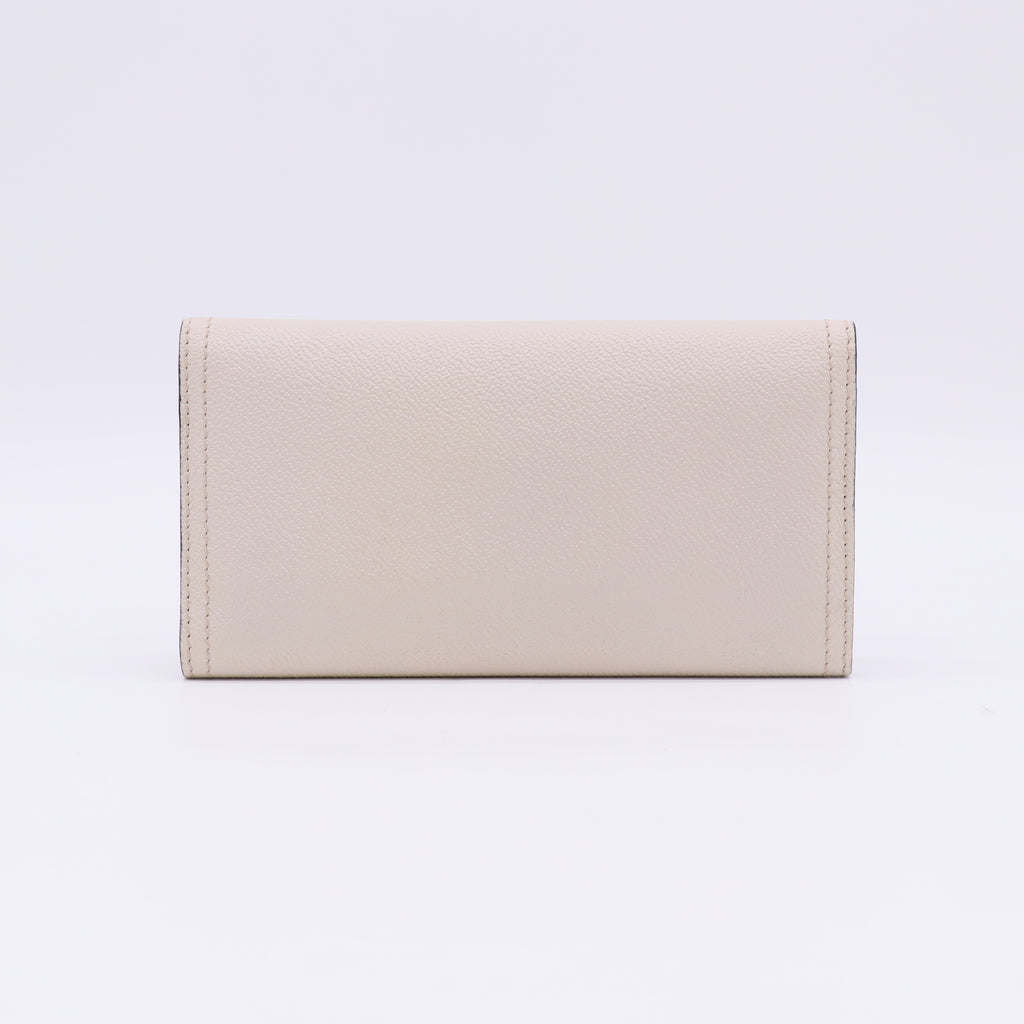 Burberry Dusty Pink Grained Leather Kenton Continental Wallet W22812