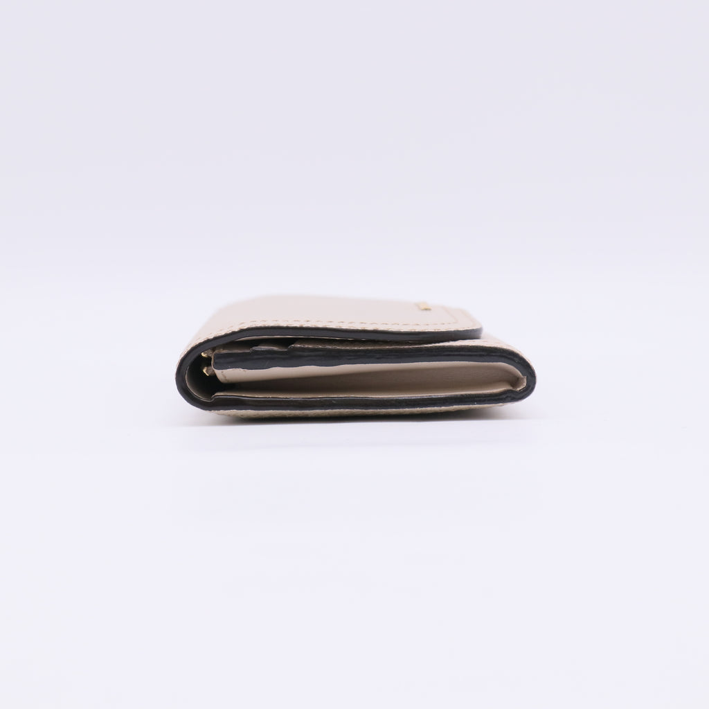 Burberry Dusty Pink Grained Leather Kenton Continental Wallet W22812