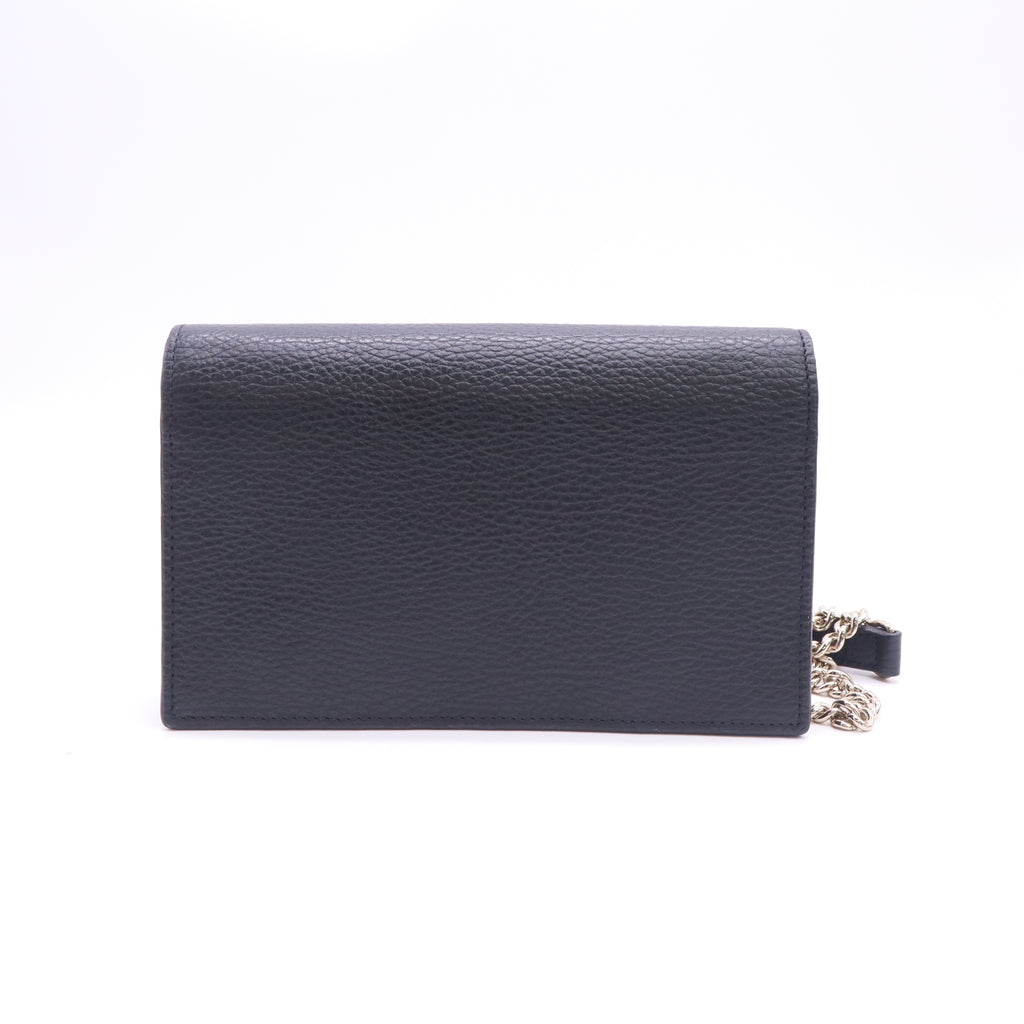 Gucci Interlocking G Dollar Calfskin Chain Wallet B24107
