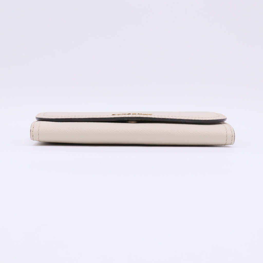 Burberry Dusty Pink Grained Leather Kenton Continental Wallet W22812
