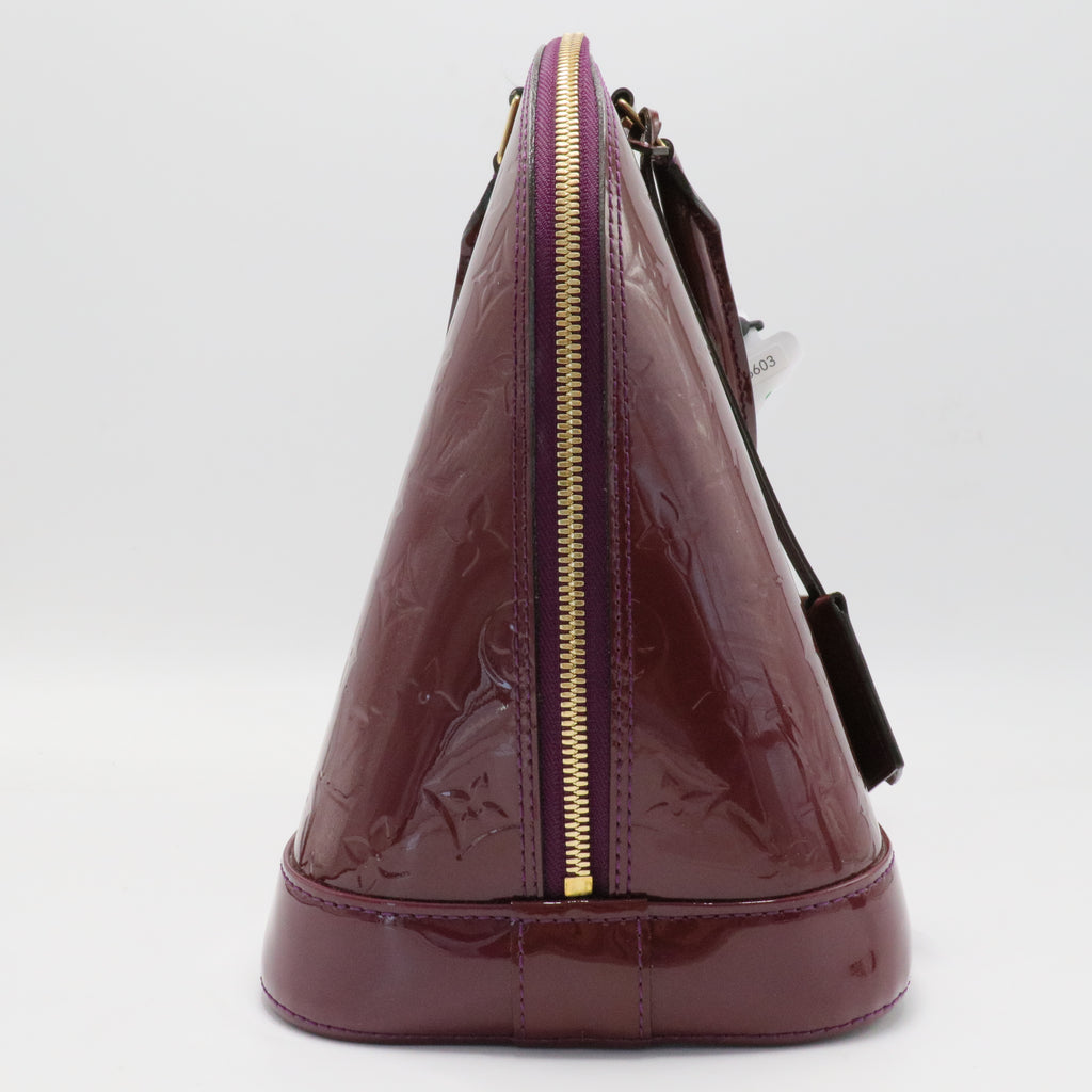 Alma Handbag Monogram Vernis MM