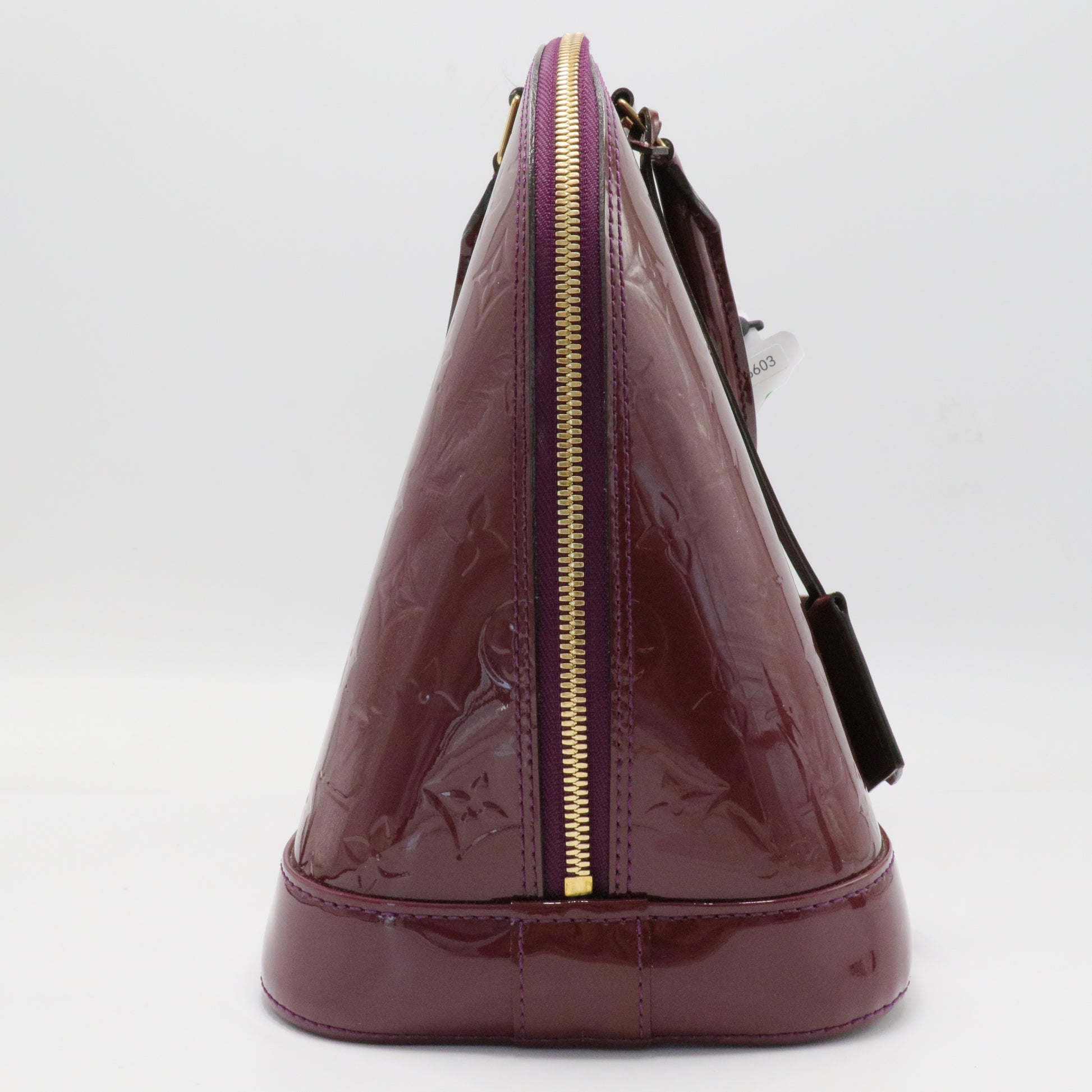 Alma Handbag Monogram Vernis MM