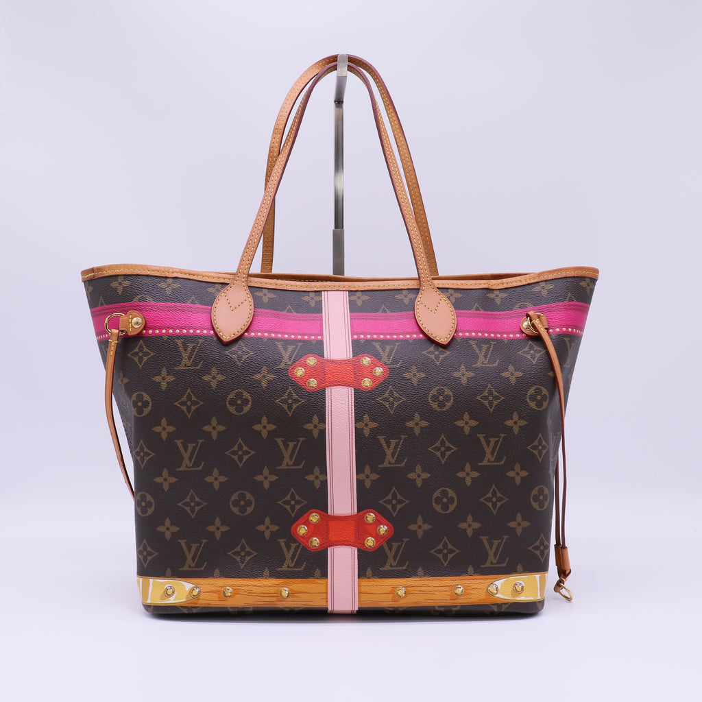 Louis Vuitton 2018 Limited Edition Summer Trunks Neverfull MM Tote Bag B22455