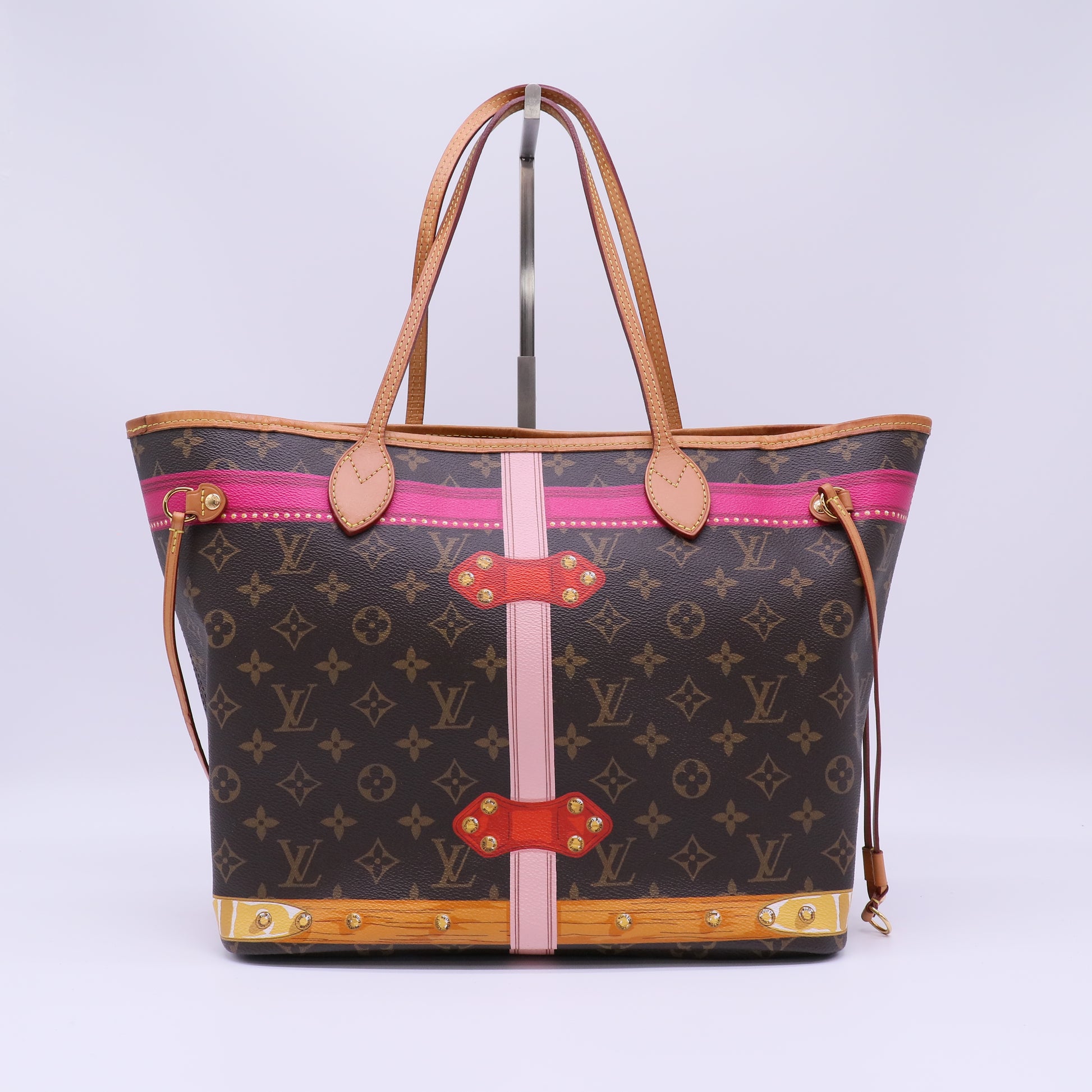 Louis Vuitton 2018 Limited Edition Summer Trunks Neverfull MM Tote Bag B22455