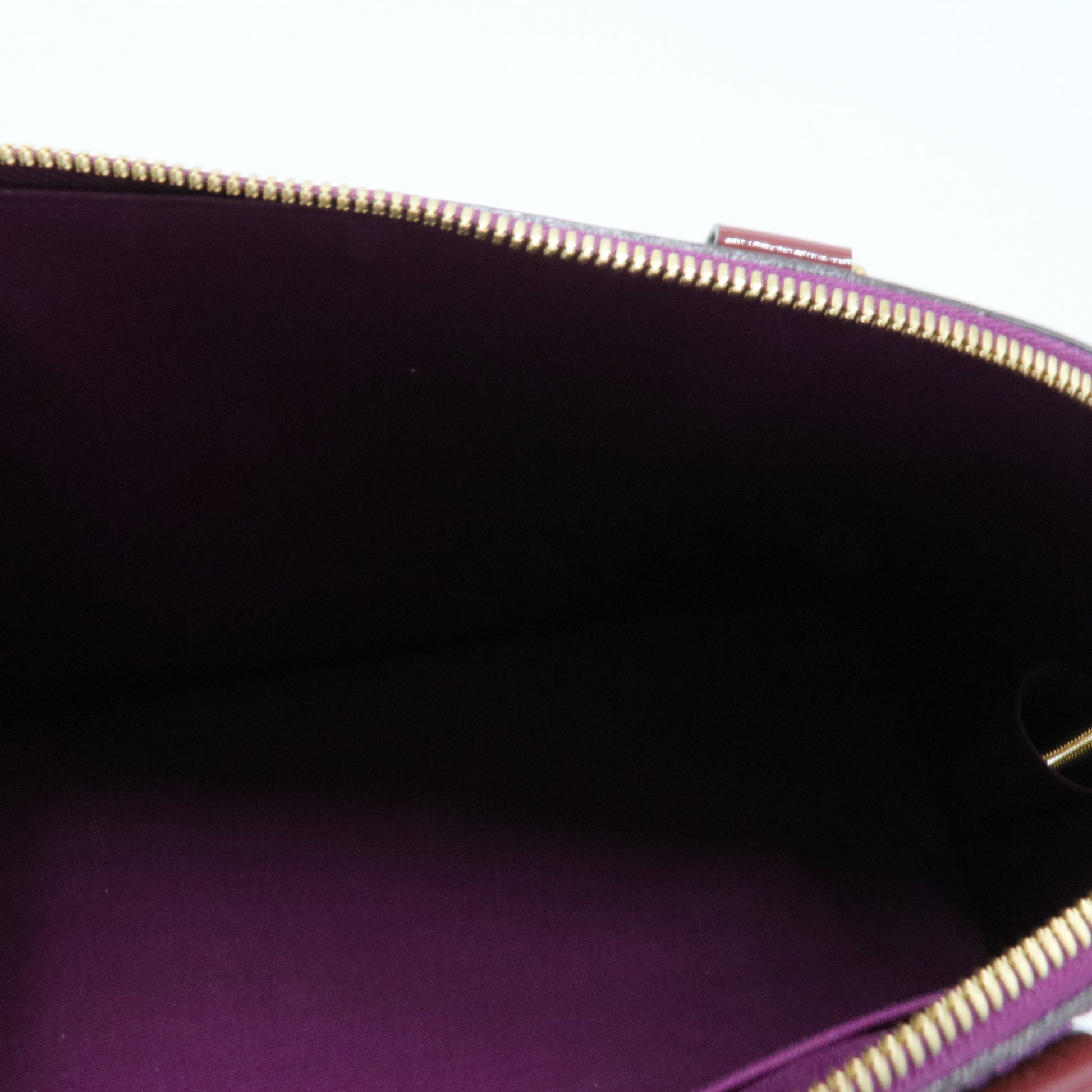 Alma Handbag Monogram Vernis MM