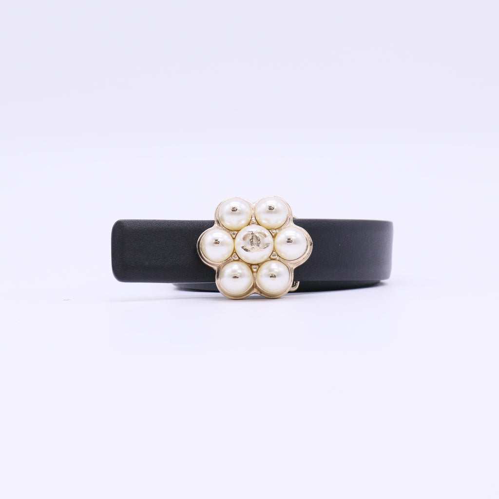 Chanel Pearl Buckle Belt W22141