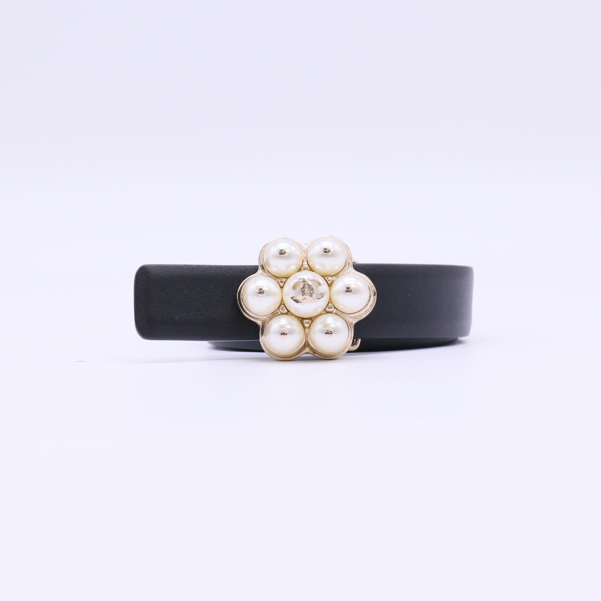 Chanel Pearl Buckle Belt W22141