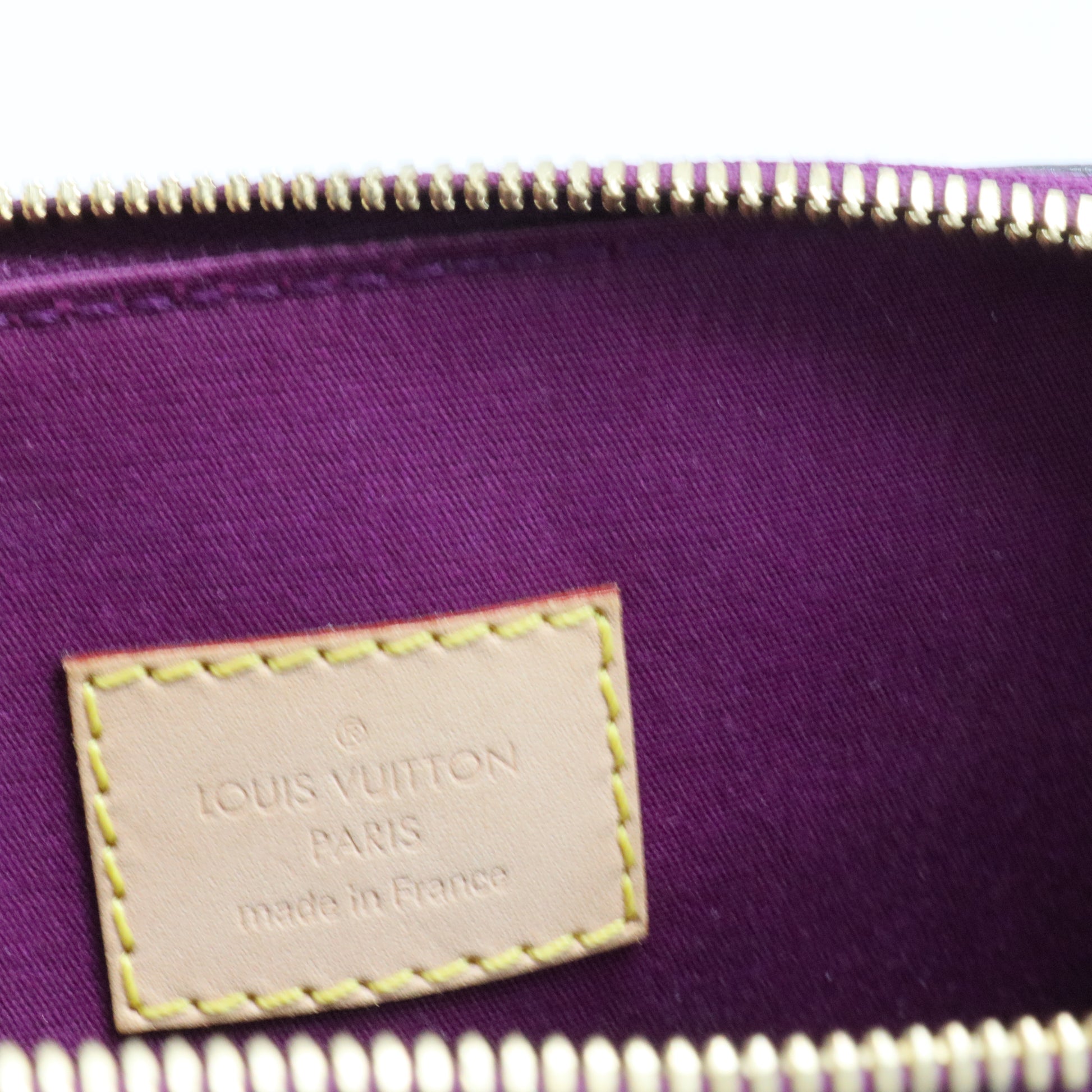 Alma Handbag Monogram Vernis MM