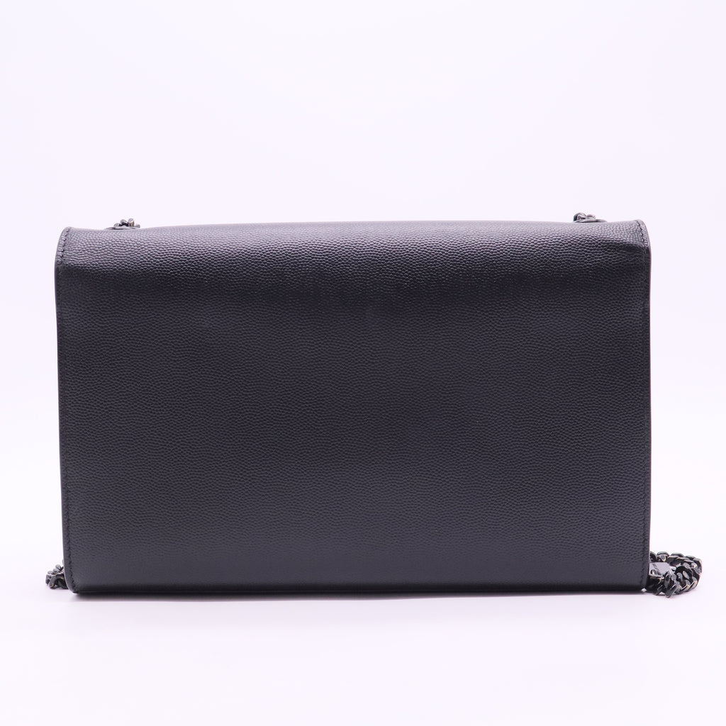 Classic Monogram Crossbody Bag Grainy Leather Medium Twins