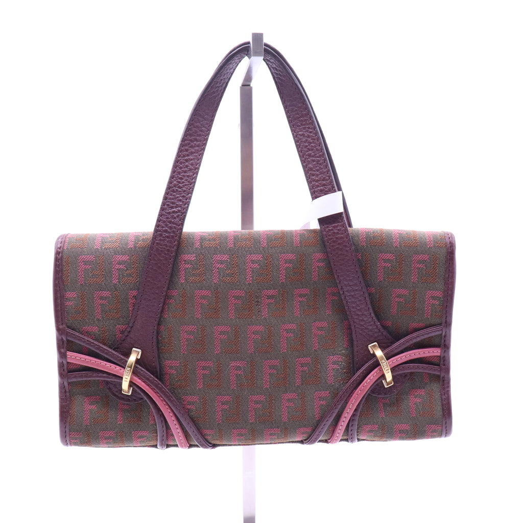 Fendi Multicolor Zucchino Canvas Flap Shoulder Bag B20814