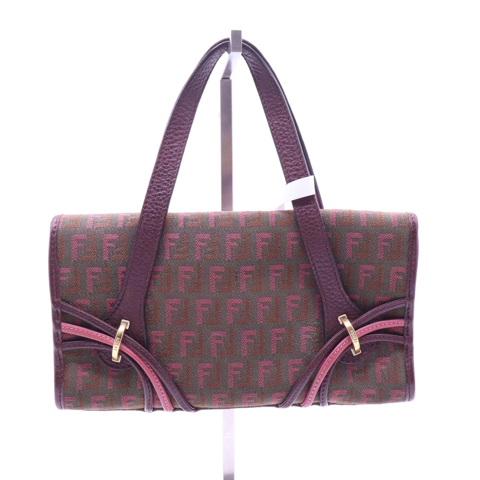 Fendi Multicolor Zucchino Canvas Flap Shoulder Bag B20814