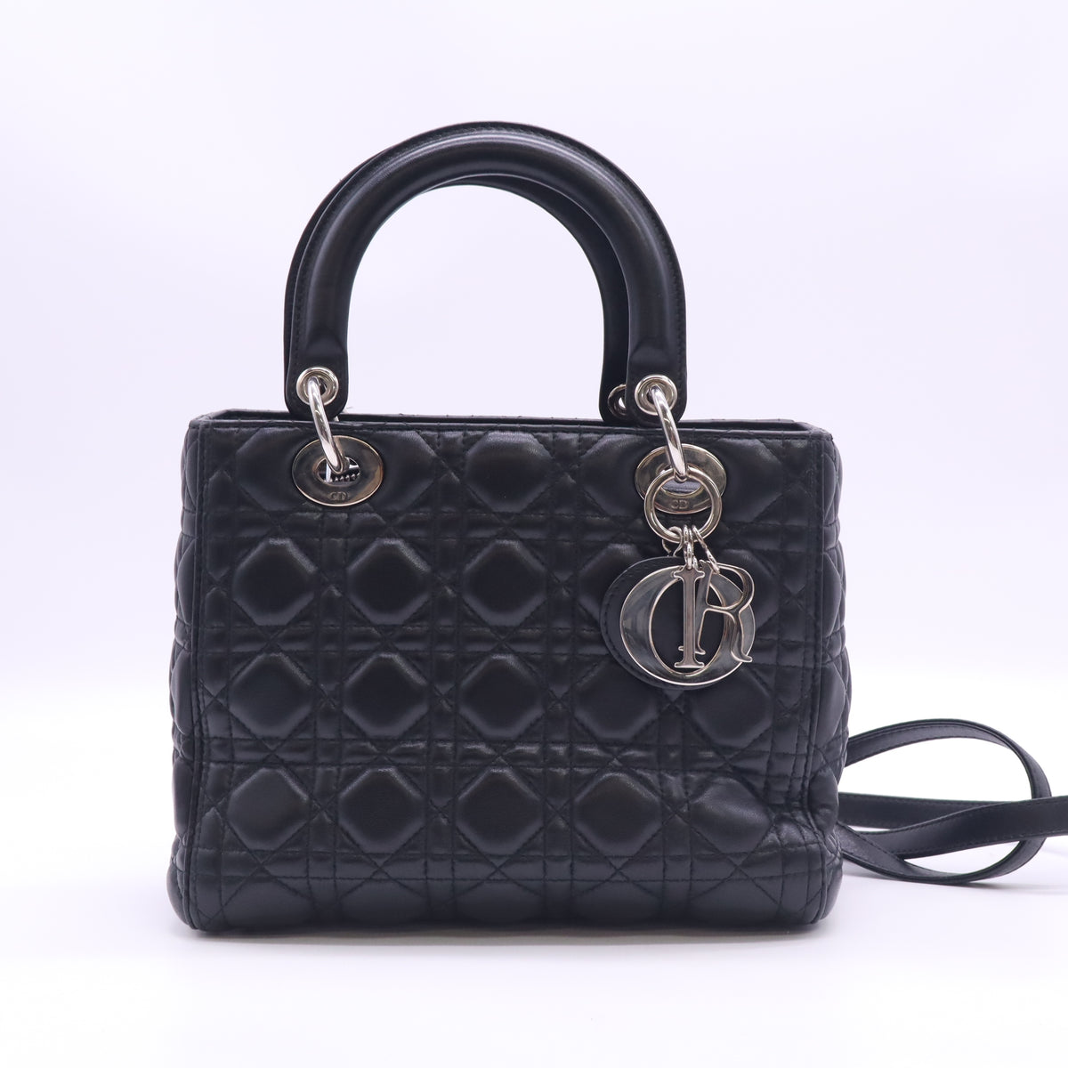 Lady Dior Bag Cannage Quilt Lambskin Medium Twins LDZ1249