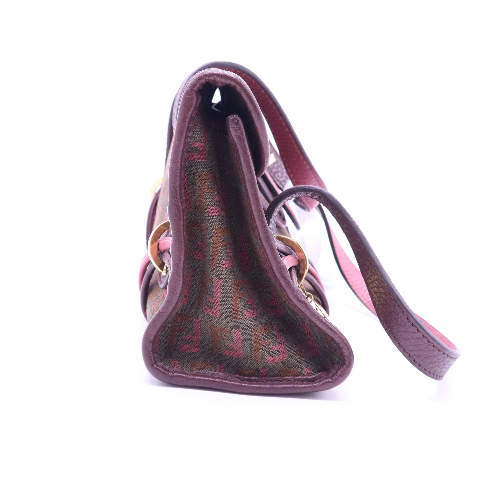 Fendi Multicolor Zucchino Canvas Flap Shoulder Bag B20814