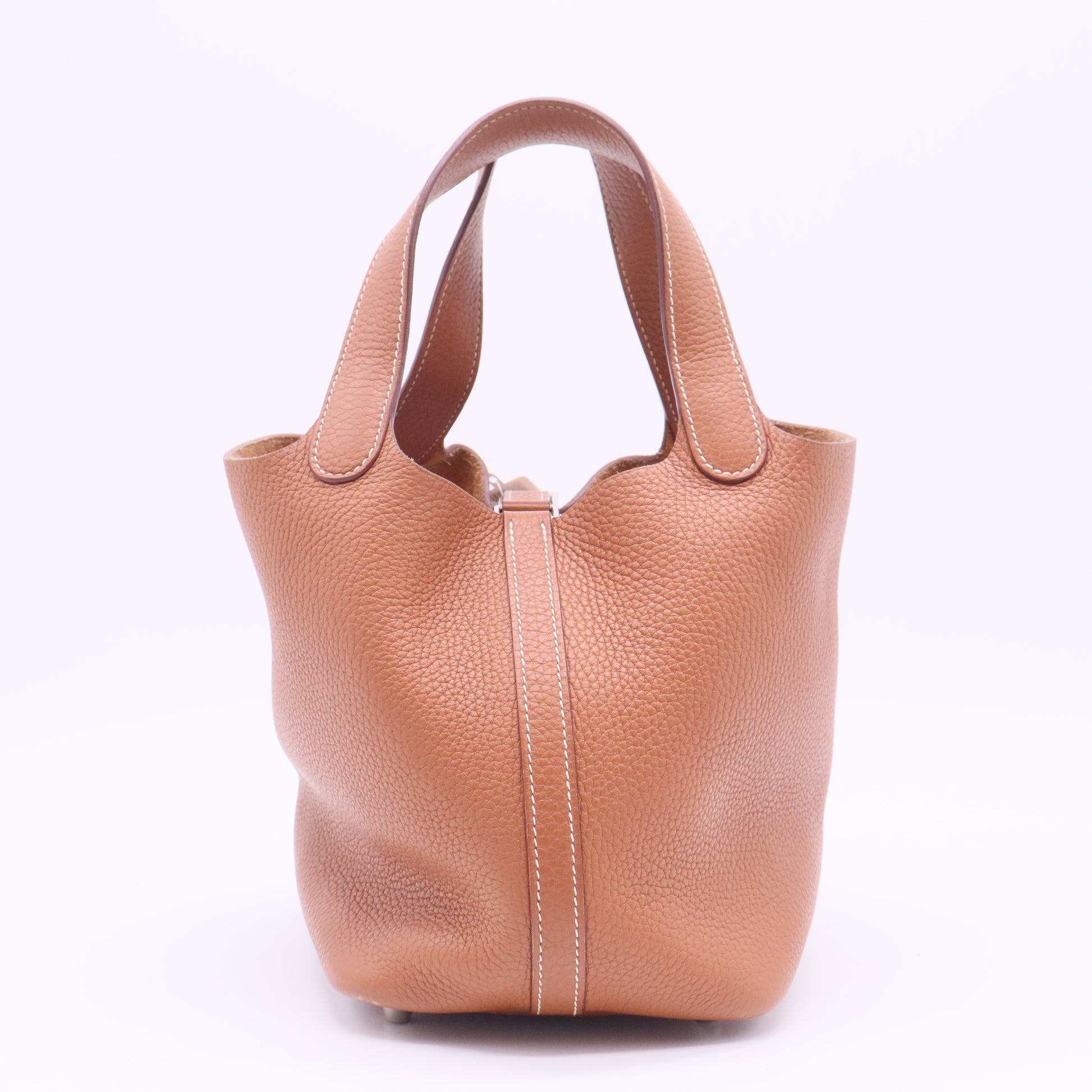Hermès Gold Clemence Picotin Lock 18 Palladium Hardware twins