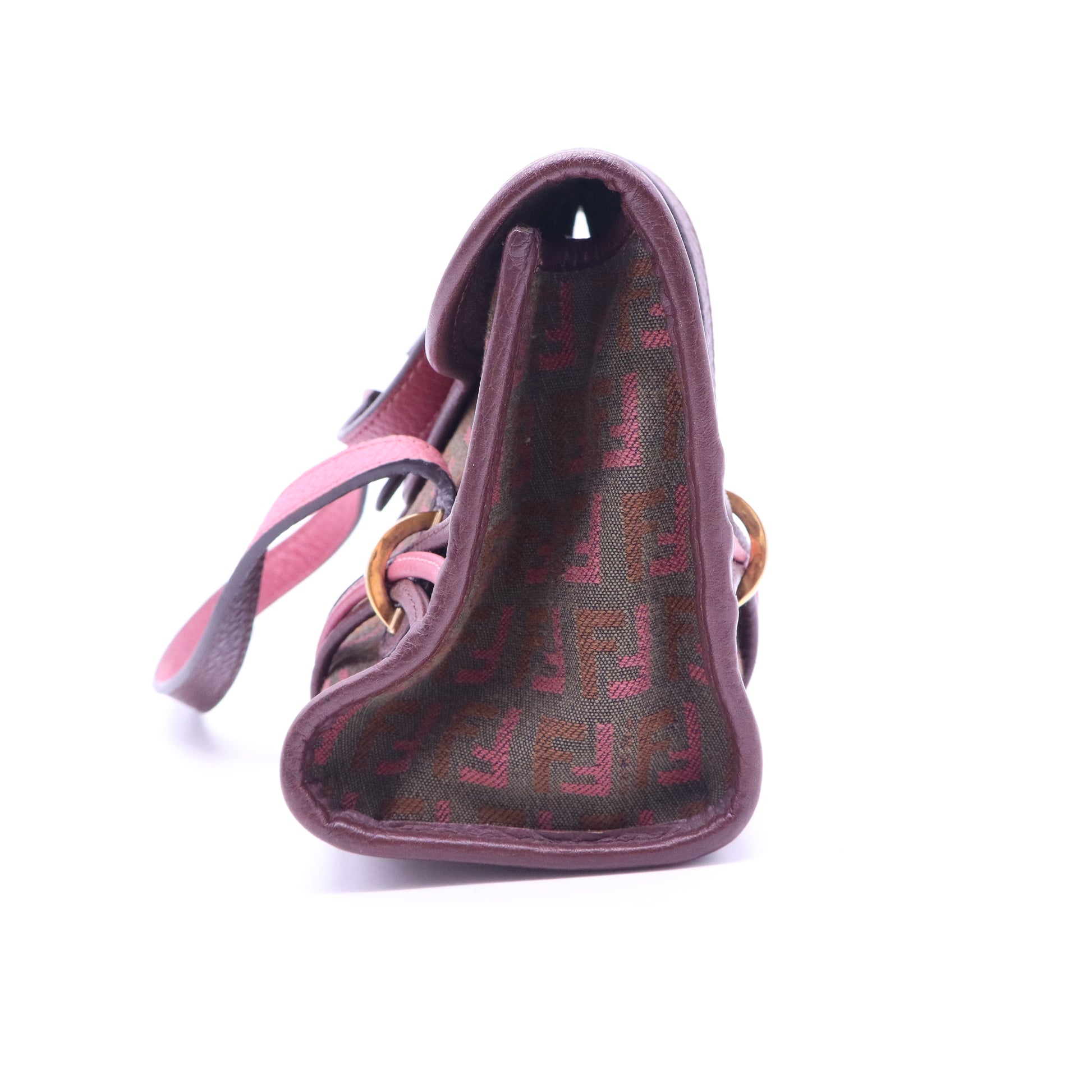 Fendi Multicolor Zucchino Canvas Flap Shoulder Bag B20814