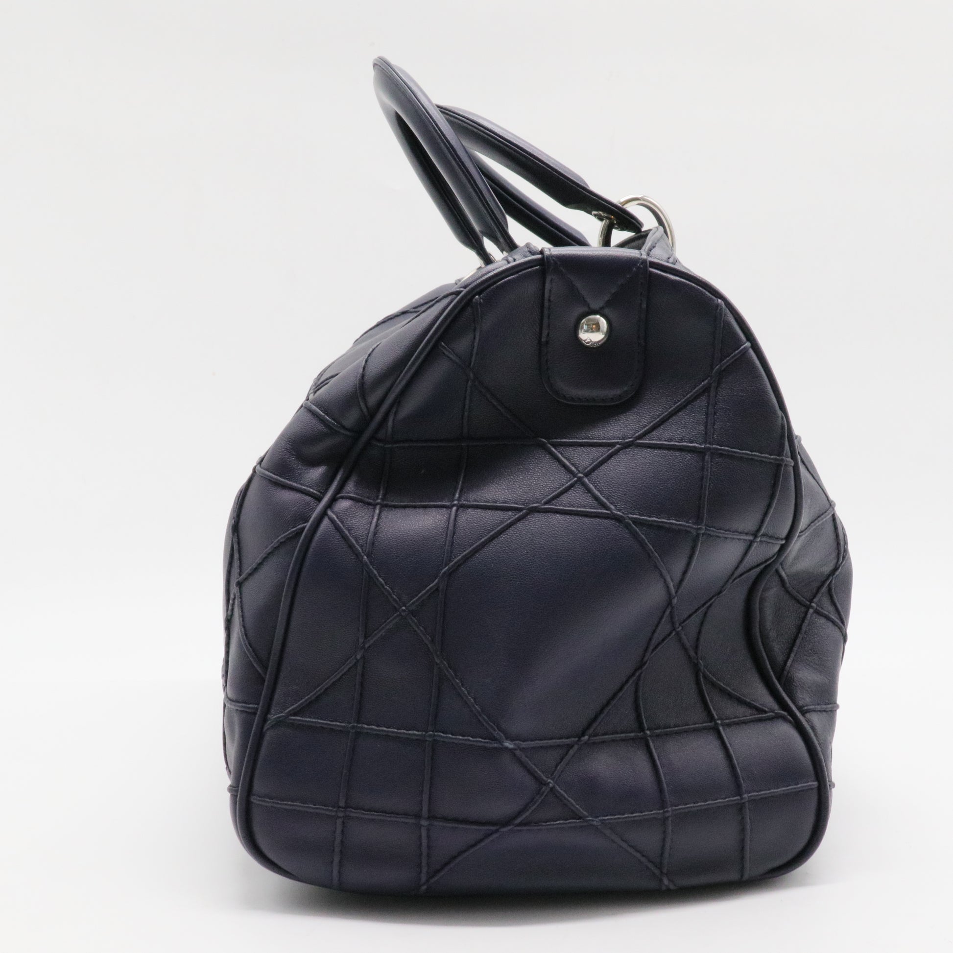 Granville Polochon Handbag Cannage Quilt Leather Medium