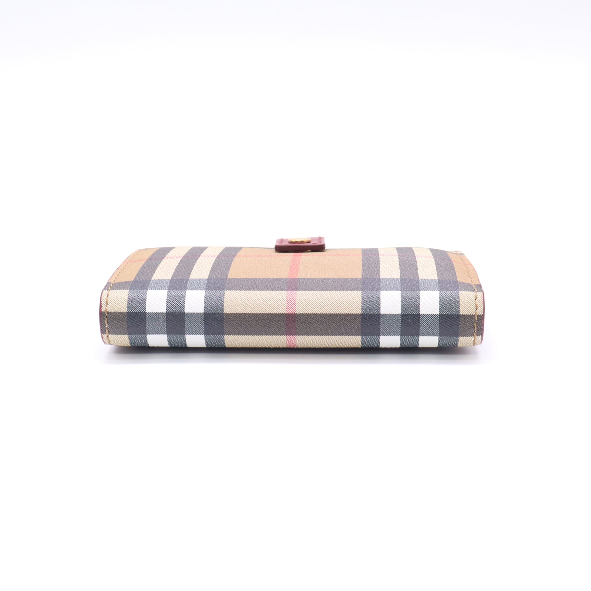 Burberry House Check Canvas Compact Wallet W22842