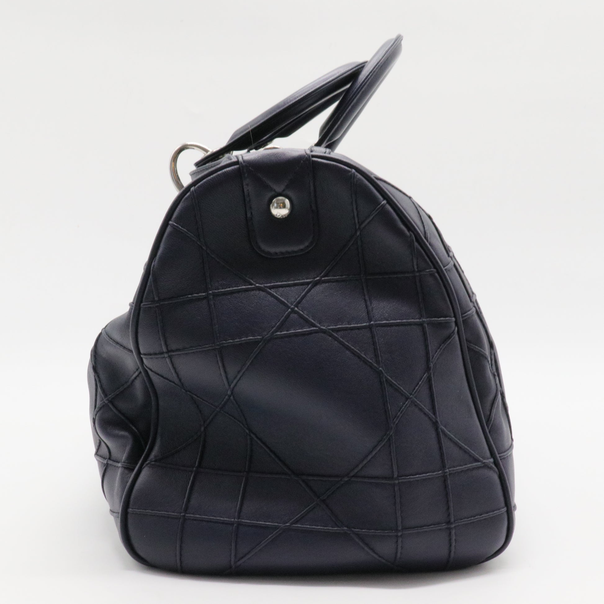 Granville Polochon Handbag Cannage Quilt Leather Medium