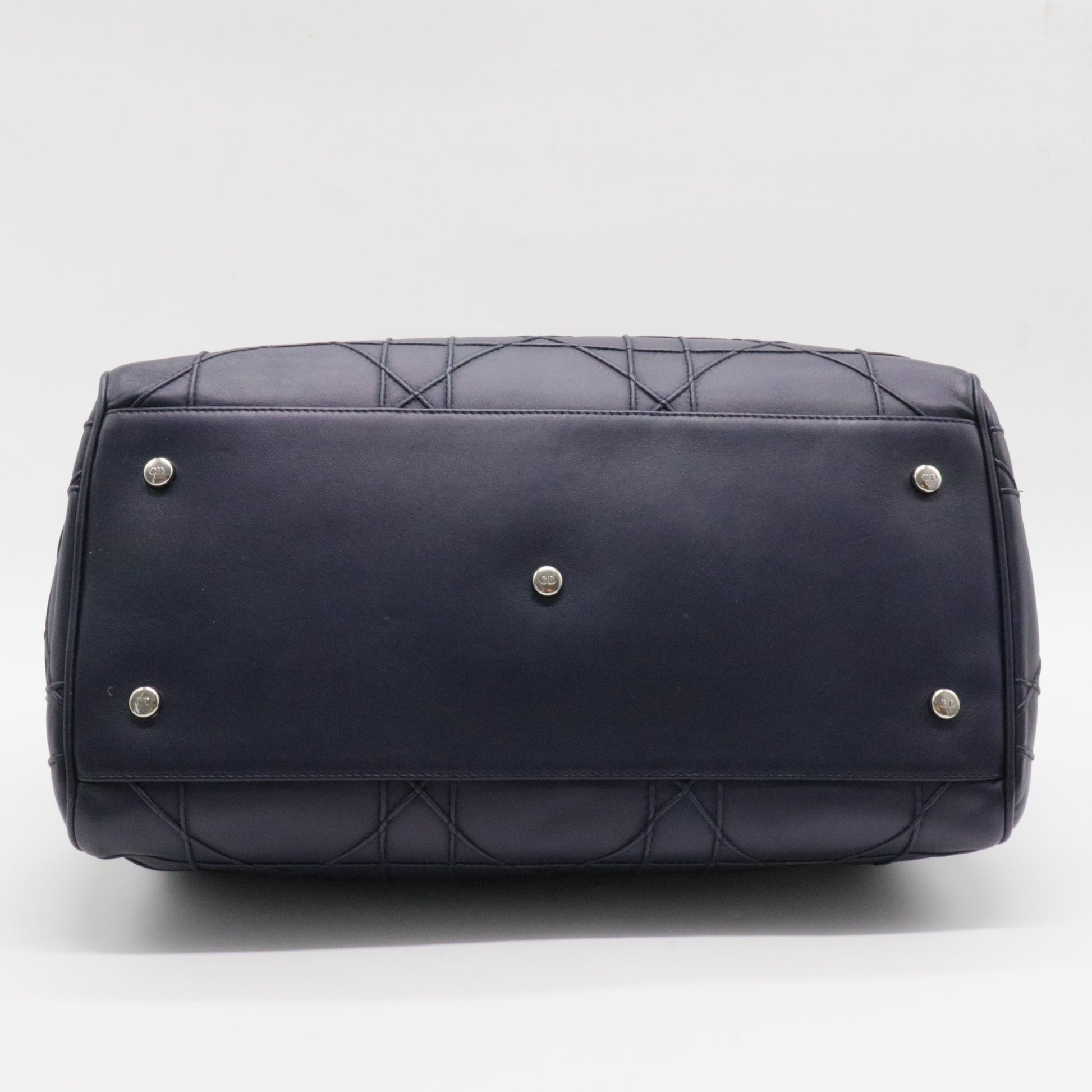 Granville Polochon Handbag Cannage Quilt Leather Medium