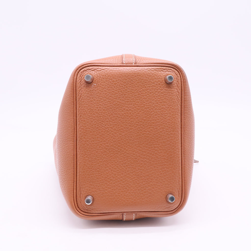 Hermès Gold Clemence Picotin Lock 18 Palladium Hardware twins