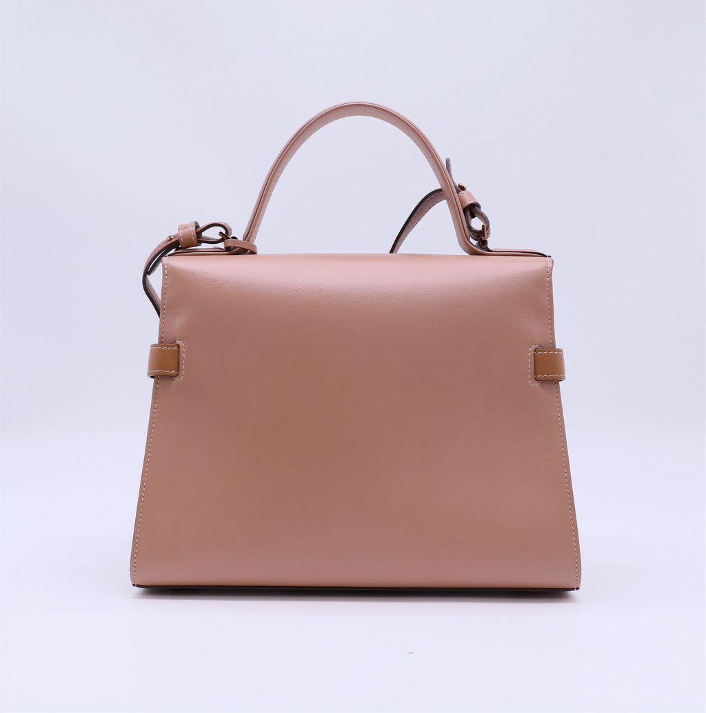 Delvaux Tempête MM Bag in Bi-Color Supple Calfskin B22422